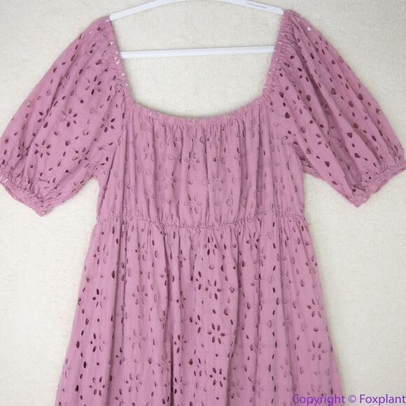 Eloquii Eyelet‎ Tie Front Maxi Dress, 16 - Picture 11 of 16